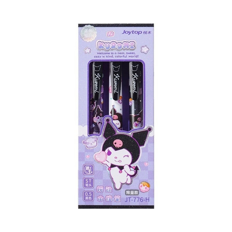 Hello Kitty Cotton Candy Push-button Ballpoint Pen Black Ink Smooth Qme