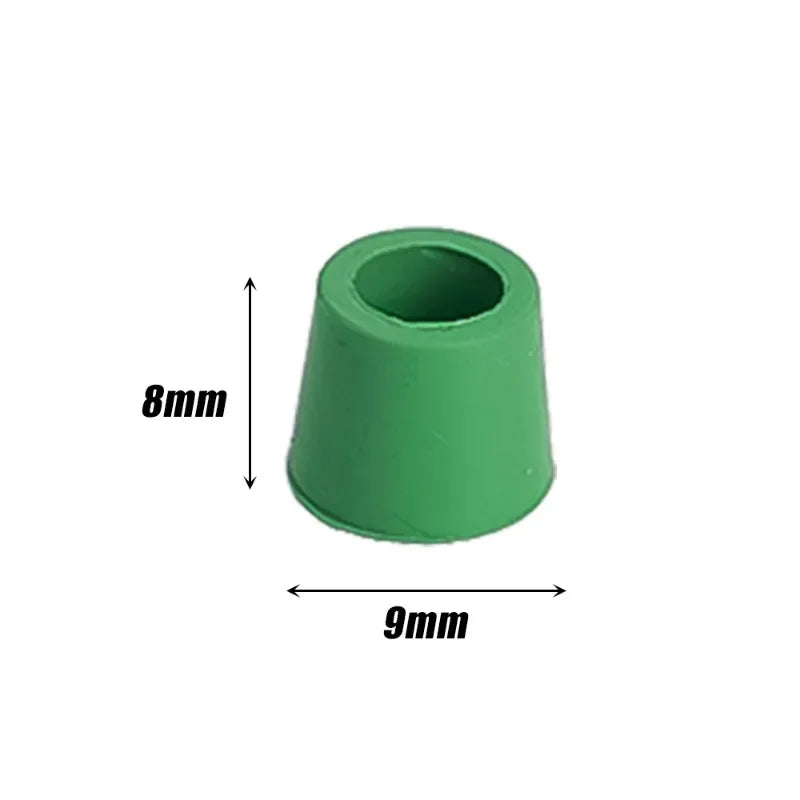 Green Air Conditioning 100/50pcs 1/4'' Charging Hose 1/4'' Valve Gasket Manifold Repair Seal Kit Replacement Car Accessories New Qme