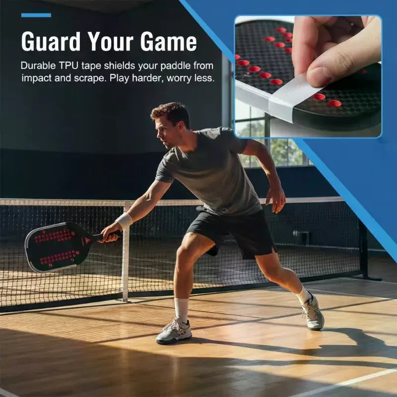 Pickleballs Paddles Protection Tape Transparent Racquet Head Guard Qme