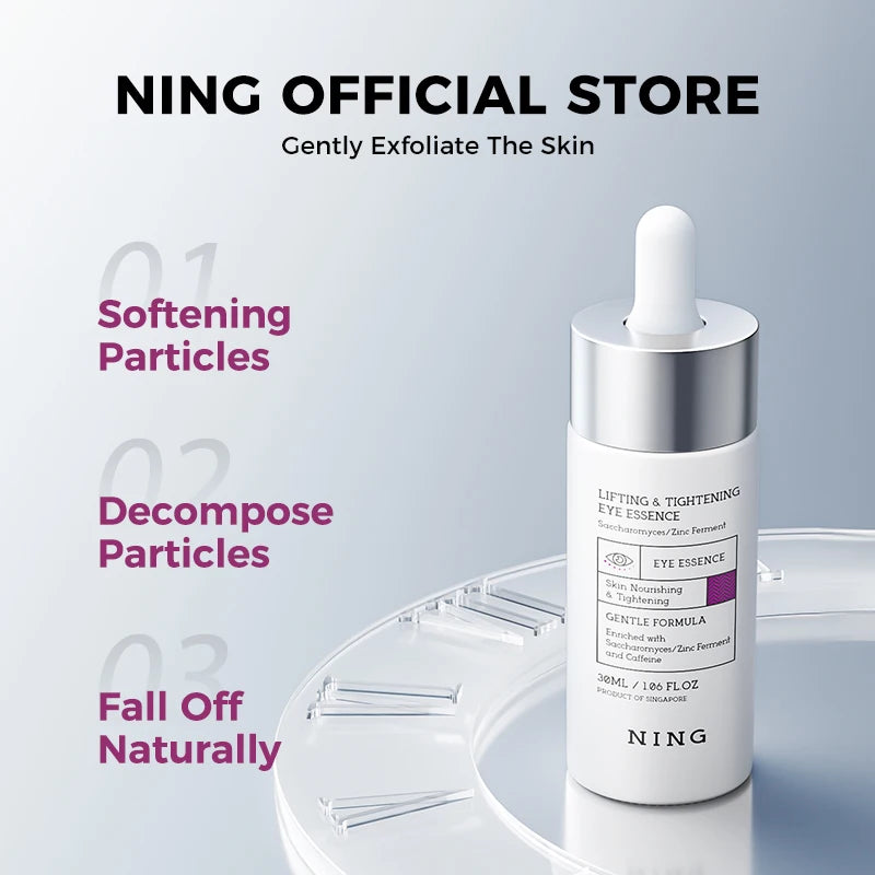 NING Lifting Tightening Eye Essence Zinc Fermented Yeast Peptides Qme