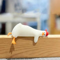 Cute Duck Bookend Book Holder Decorative Bookends For Heavy Books Anti Slip Book Stopper For Home Office Desk Qme A2
