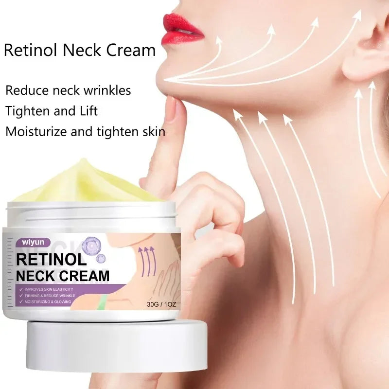 Retinol Neck Cream Reduce Wrinkles Moisturizes Tighten Lift Skin Qme Default Title