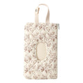 Pull-out Wipe Holder Floral Diaper Pouch Portable Quilted Wipes Tissue Hanging Bag for Car Stroller Multipropose Storage Bag Qme B