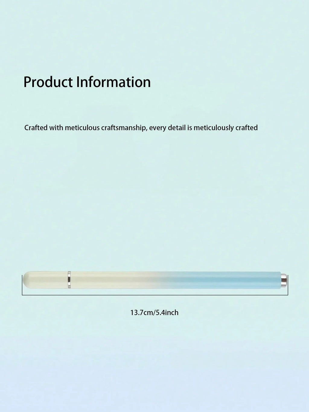 Macaron Gradient Capacitive Pen Disc-shaped Metal Magnetic Cap Stylus Qme