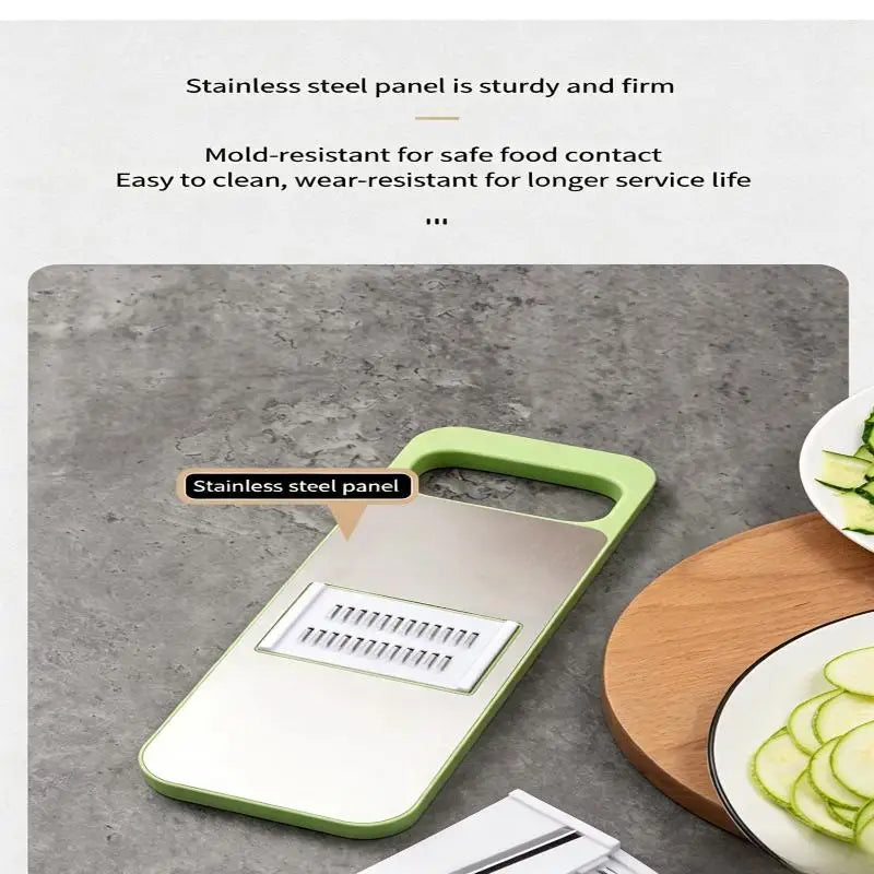 Blade Multi-functional Vegetable Slicer Slide-on Hand Guard Potato Qme