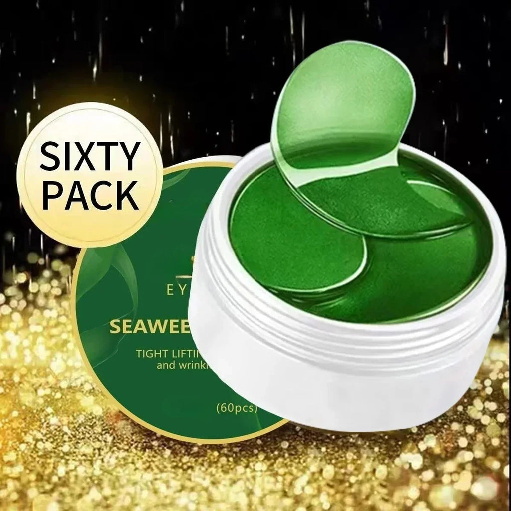 Seaweed Hyaluronic Acid Eye Mask Remove Dark Circles Collagen Patch Qme 1pcs