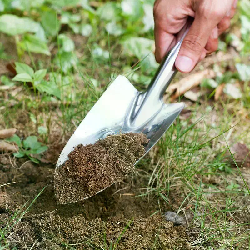 Stainless Steel Small Shovel Planting Flowers Garden Tools Pot Qme