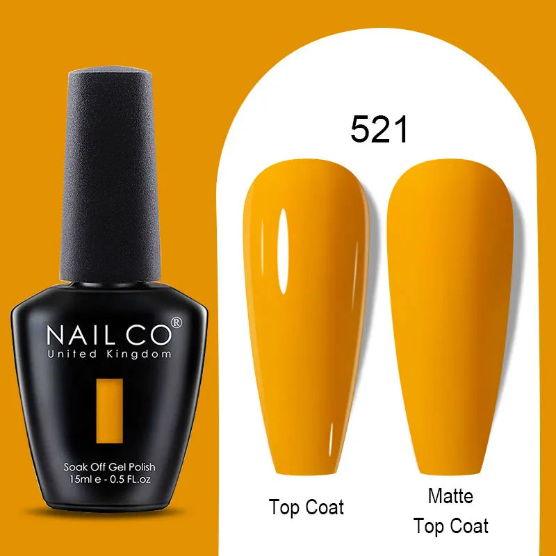 NAILCO Nude Nails Gel Nail Polish UV LED Semi-permant Varnish Hybrid