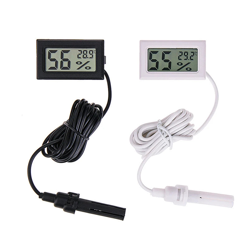 Mini LCD Digital Thermometer Hygrometer Thermostat Indoor Convenient Qme