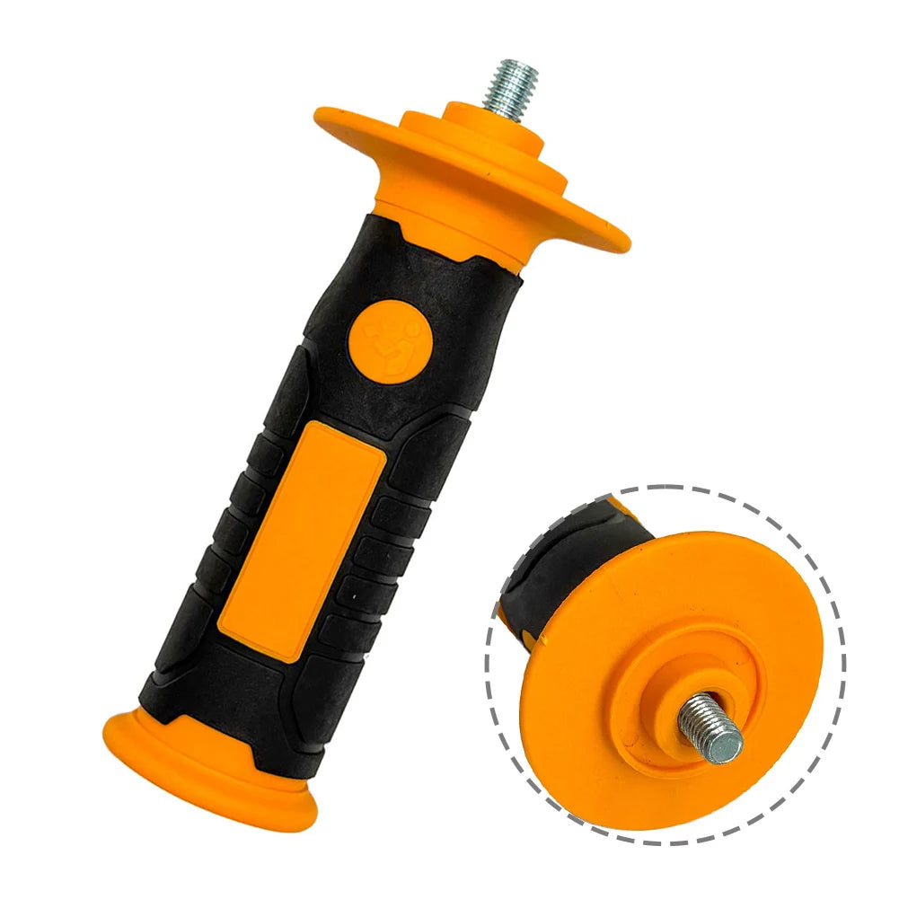 M8 Thread Angle Grinder Side Handle With Shock Absorption And Anti-Vibration For 100 Type Models Qme