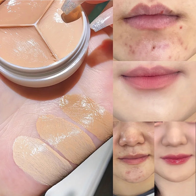 Multi-shade Concealer Cream Erase Dark Circles Blemishes Lightweight Qme