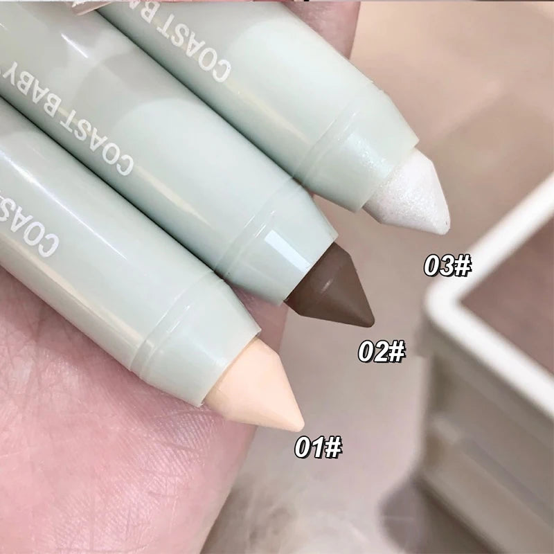 3D Contour Stick Highlighter Makeup Waterproof Long Lasting Stereo Qme