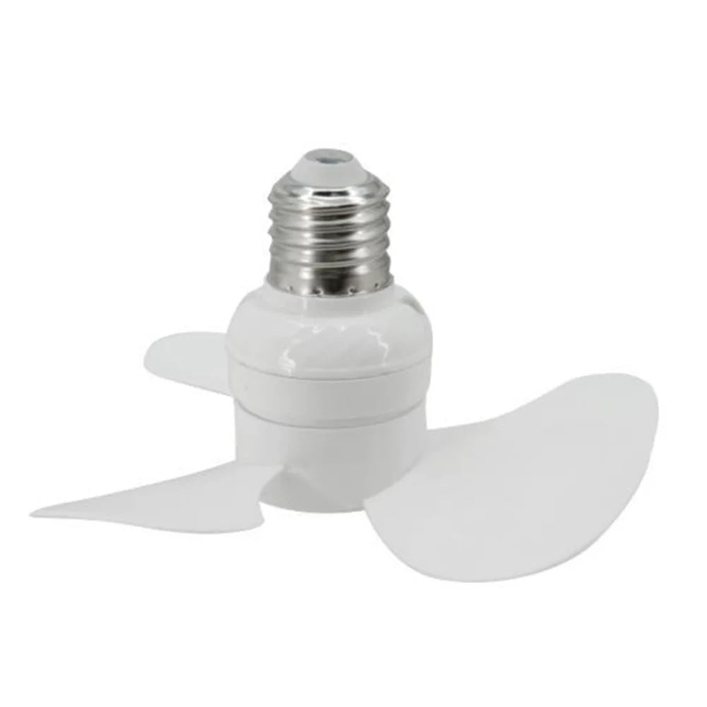 1pcs Household Electric Fan Indoor Ceiling Fan E27 Screw Mouth Brushless Motor 140mm Bedroom Silent Fan LED Energy-saving Fan Qme A