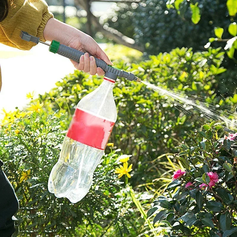 Gardening Watering Sprayer Beverage Bottle Can Pressure Small Manual Qme