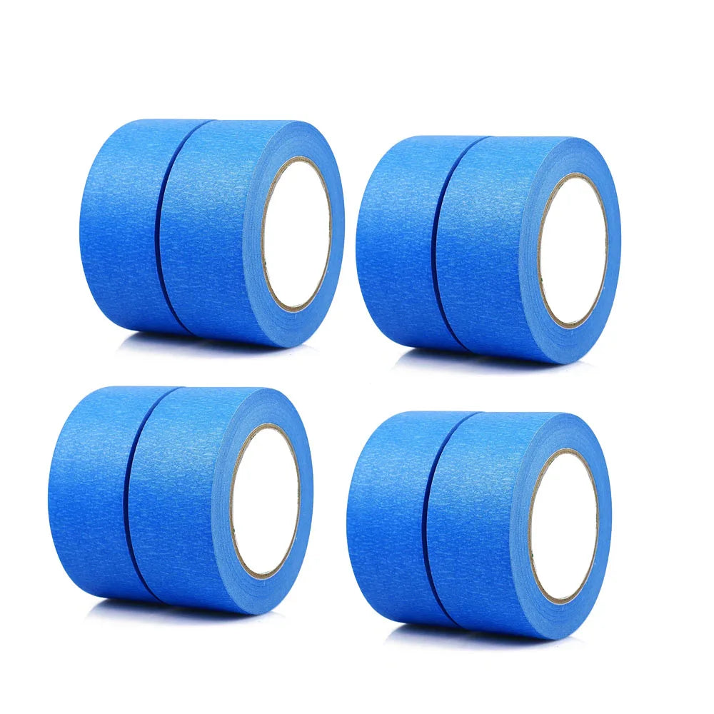8 Rolls Blue Haven Decorative Masking Tape Perfect for Crafting, Painting, Home Decor, and Labeling Indoor & Outdoor Qme 8 Rolls 15M 25mm