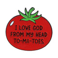 Cute Vegetable Tomato Carrot Metal Enamel Pins Cartoon Plant Lapel Pin Badge Decor for Clothes Hat Fashion Jewelry Party Gift Qme style1