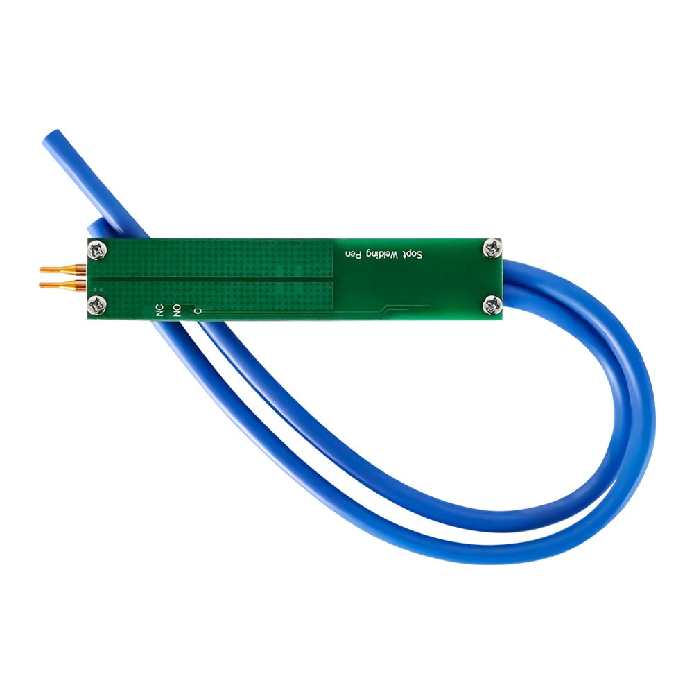 Copper Spot Welding Pen Handheld Welder Spot Welding Pin Adjustable DIY Solder Pin Antioxidant Fire Prevention for 18650 Battery Qme BRILLIANT BLUE