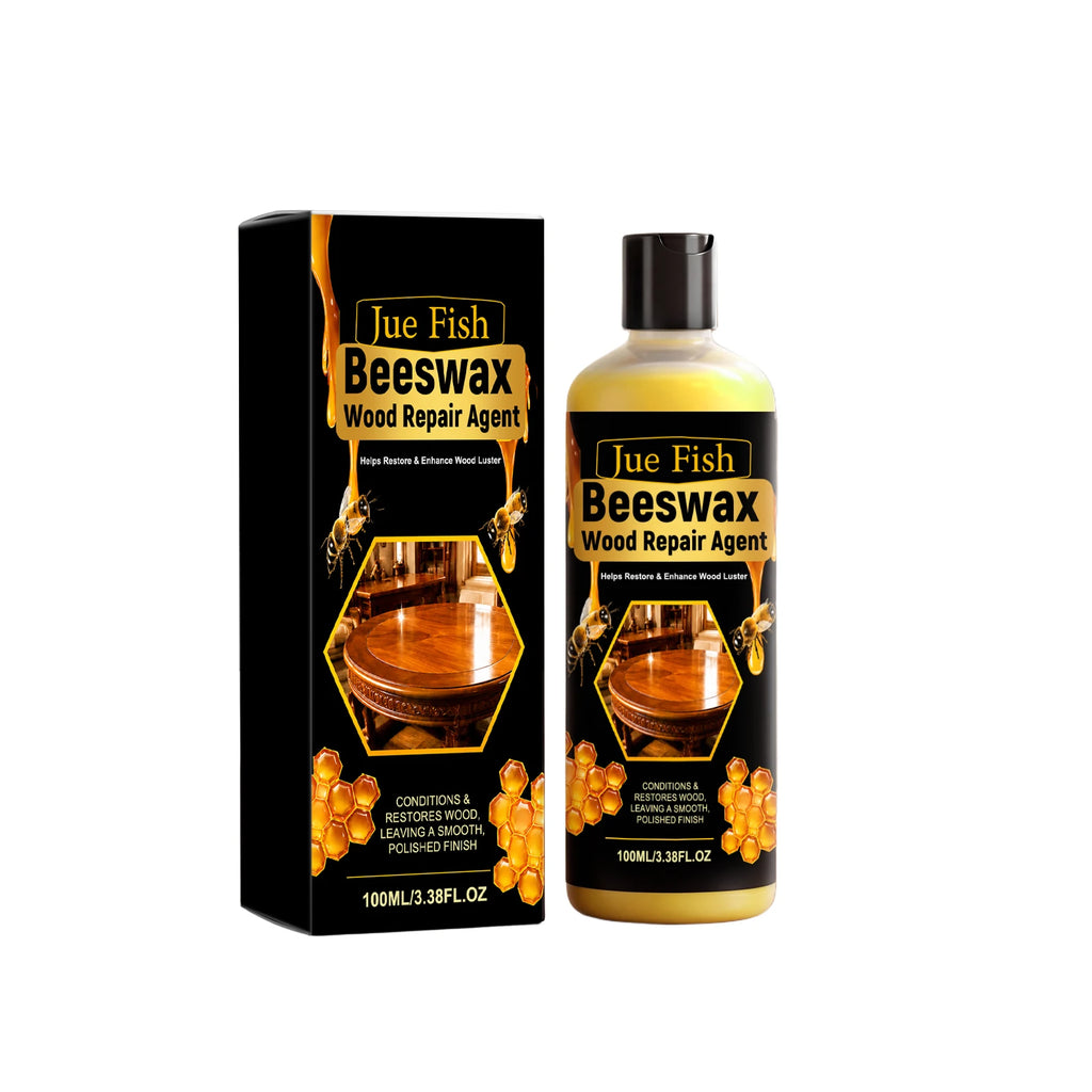 Beeswax Wood Repair Agent Removing Scratches Polishing Restoring Luster Wooden Furniture Maintenance Multi-purpose Wood Care Oil Qme 100ml Boxed