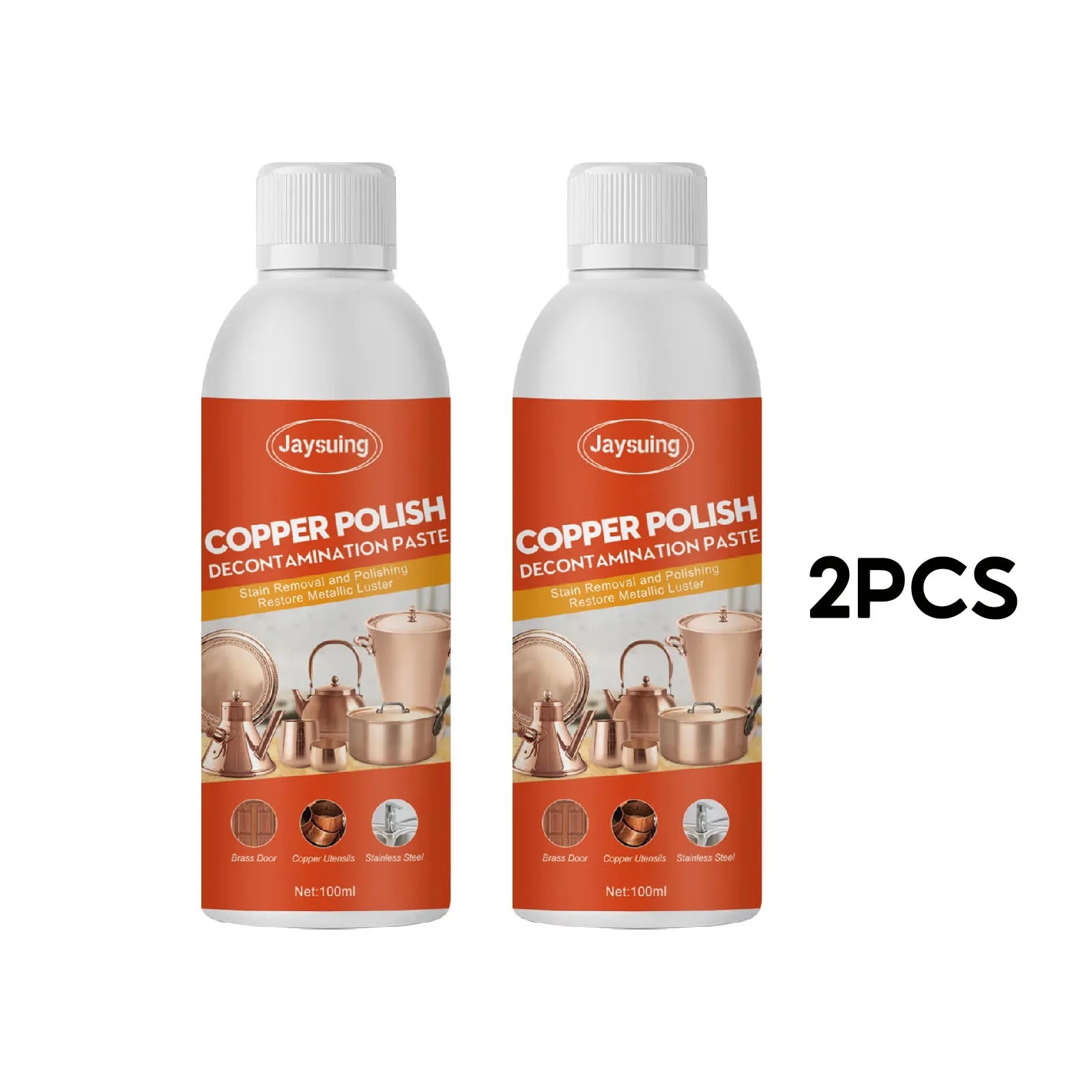 Brass and Copper Tarnish Remover Harmless Non-abrasive Metal Polish Cleaner for Fences Taps Colorful Steel Tiles Qme 200ml