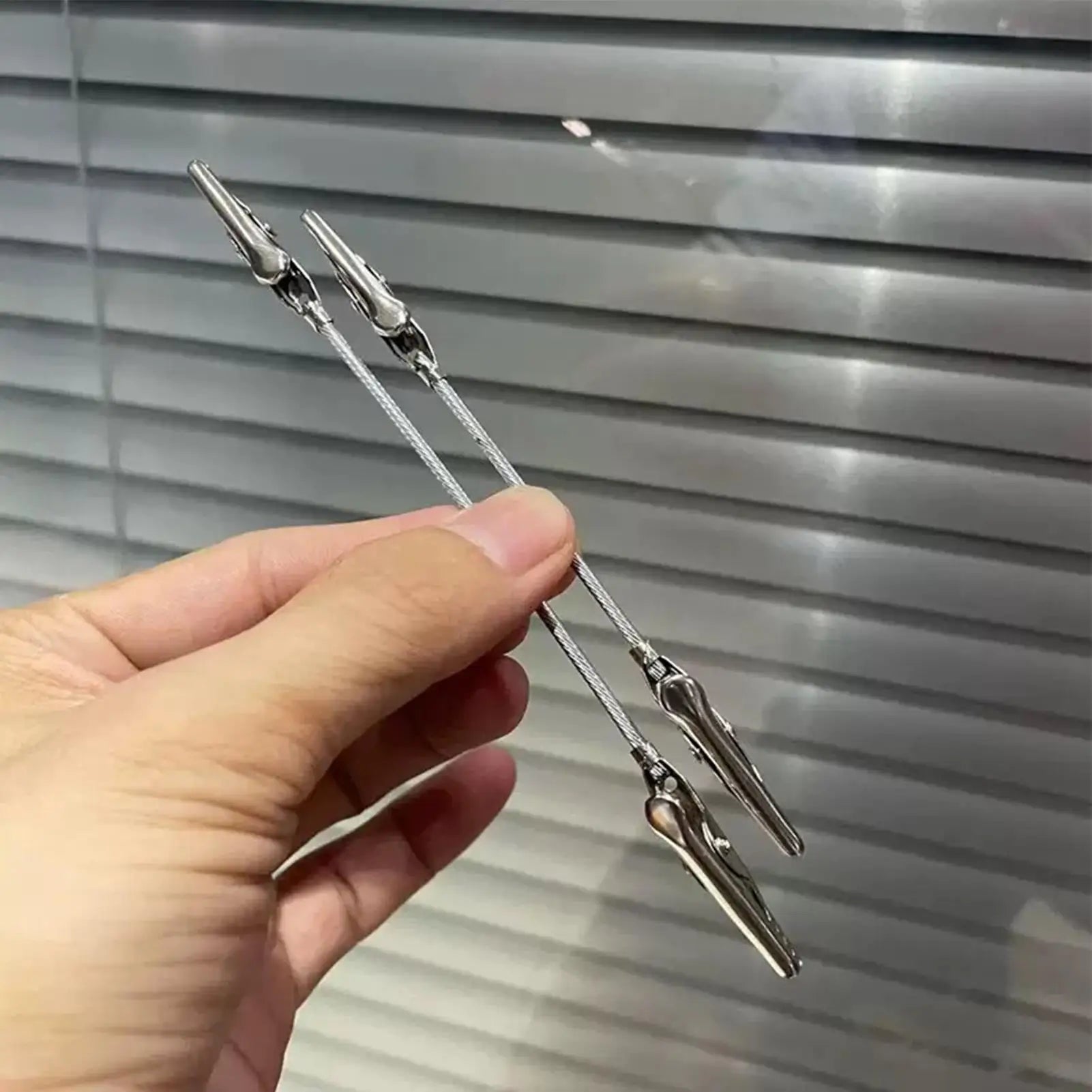 Clips For Pictures 40 Pieces Long Tailed Metal Clamp Photo Clips On Stick For DIY Card Note Postcard Display Office Dorm Qme
