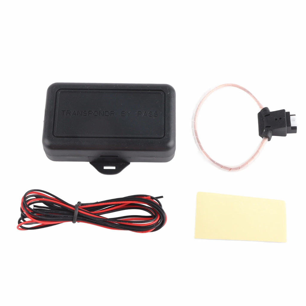 12V Immobilizer Bypass Chip Key Bypass Car Immobilizer Bypass Module Chip Key Release for Remote Engine Start Stop 12V Qme as pic