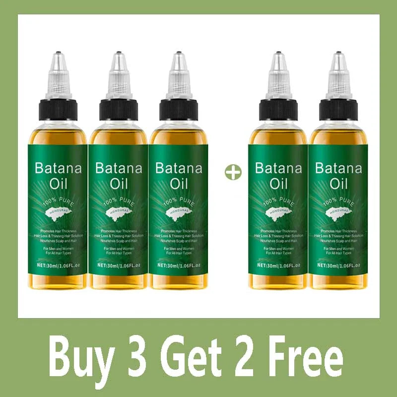 Batana Hair Care Essential Oil Repair Hair Root Moisturize Nourishing Strengthen Improve Split Smooth Hair Care Oil Qme Buy 3 Get 2 Free