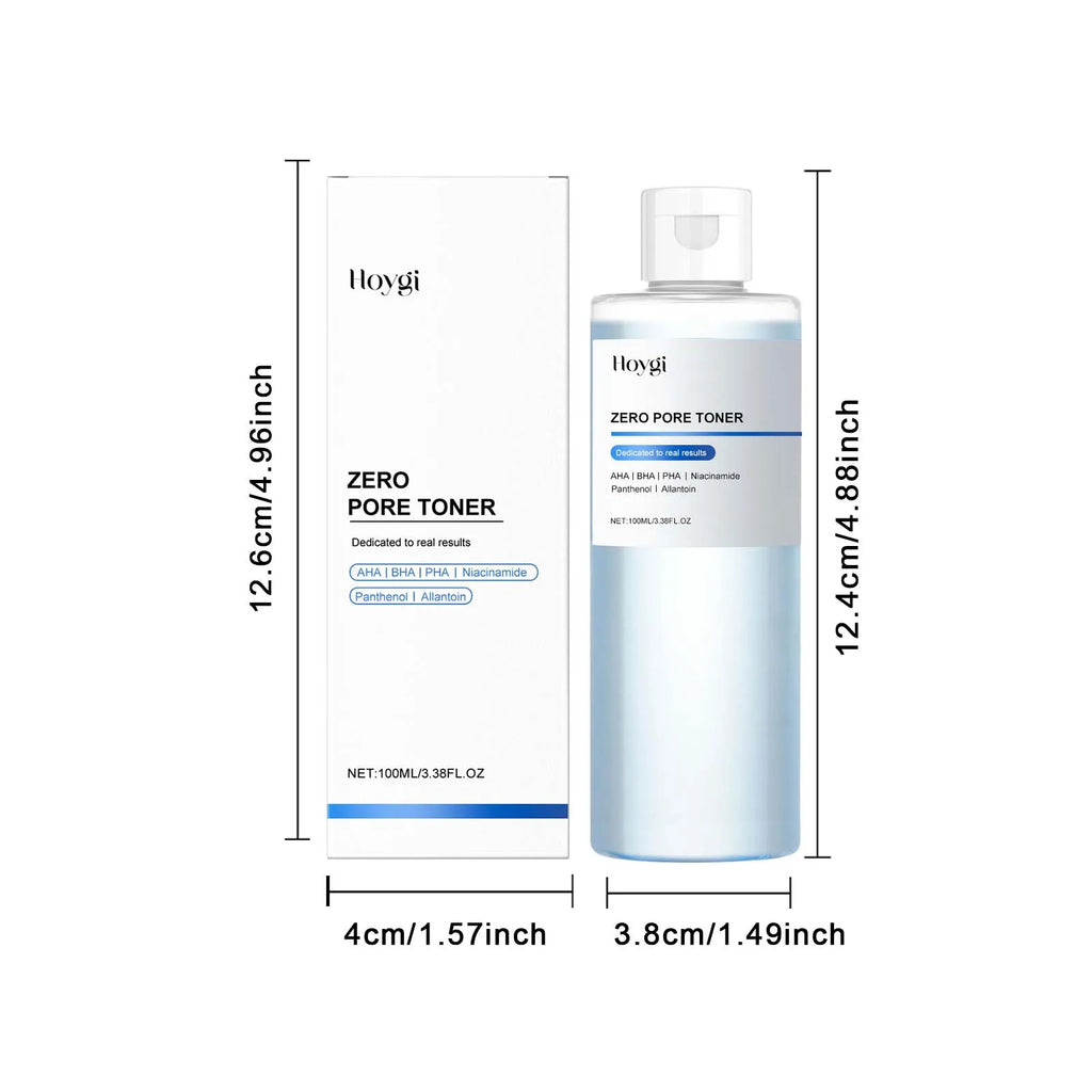Exfoliating Hydrating Toner Moisturizing Smoothing Brighten Skin Pore Refining Improve Dry Skin Zero Pore Toner Soothing Formula Qme
