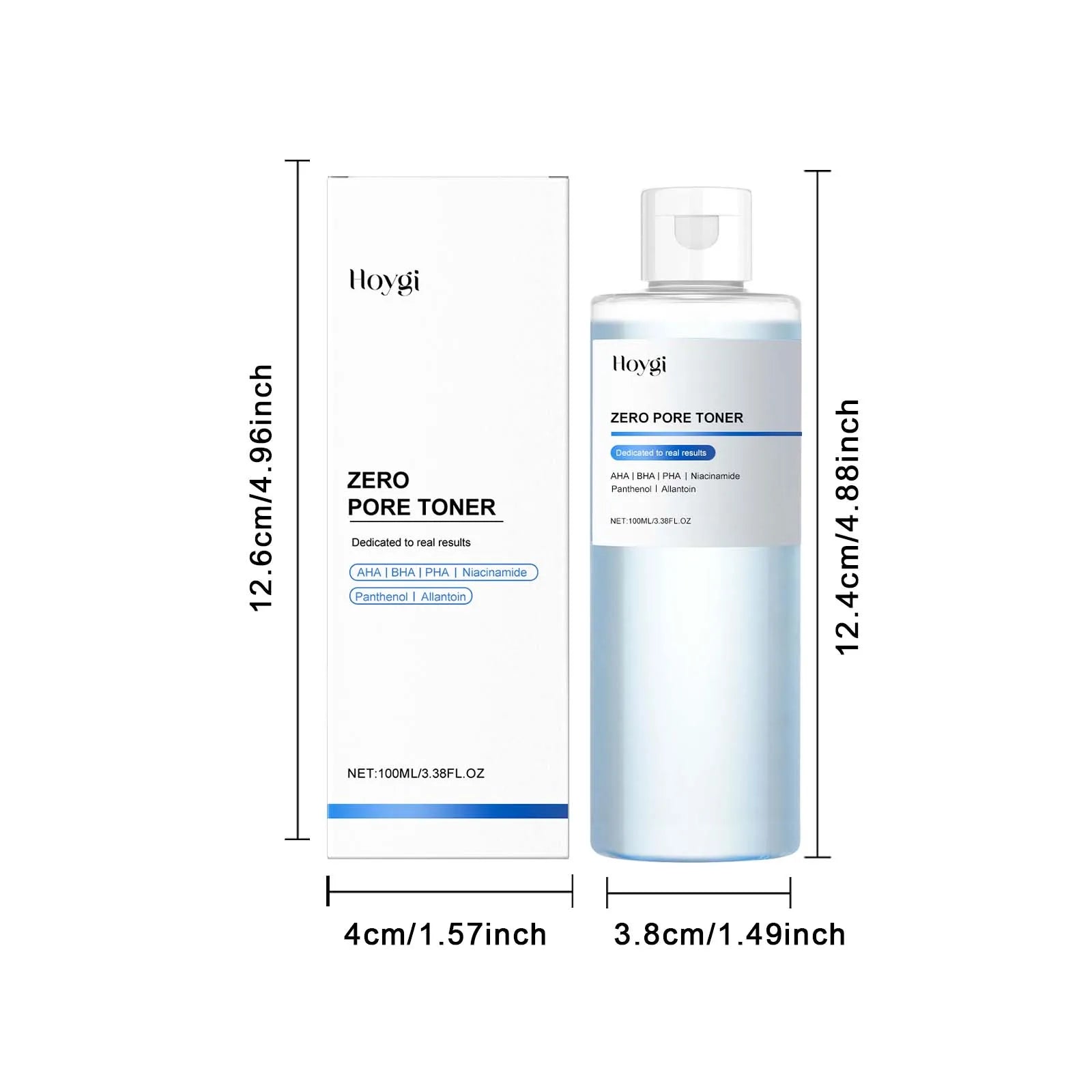 Exfoliating Hydrating Toner Moisturizing Smoothing Brighten Skin Pore Refining Improve Dry Skin Zero Pore Toner Soothing Formula Qme