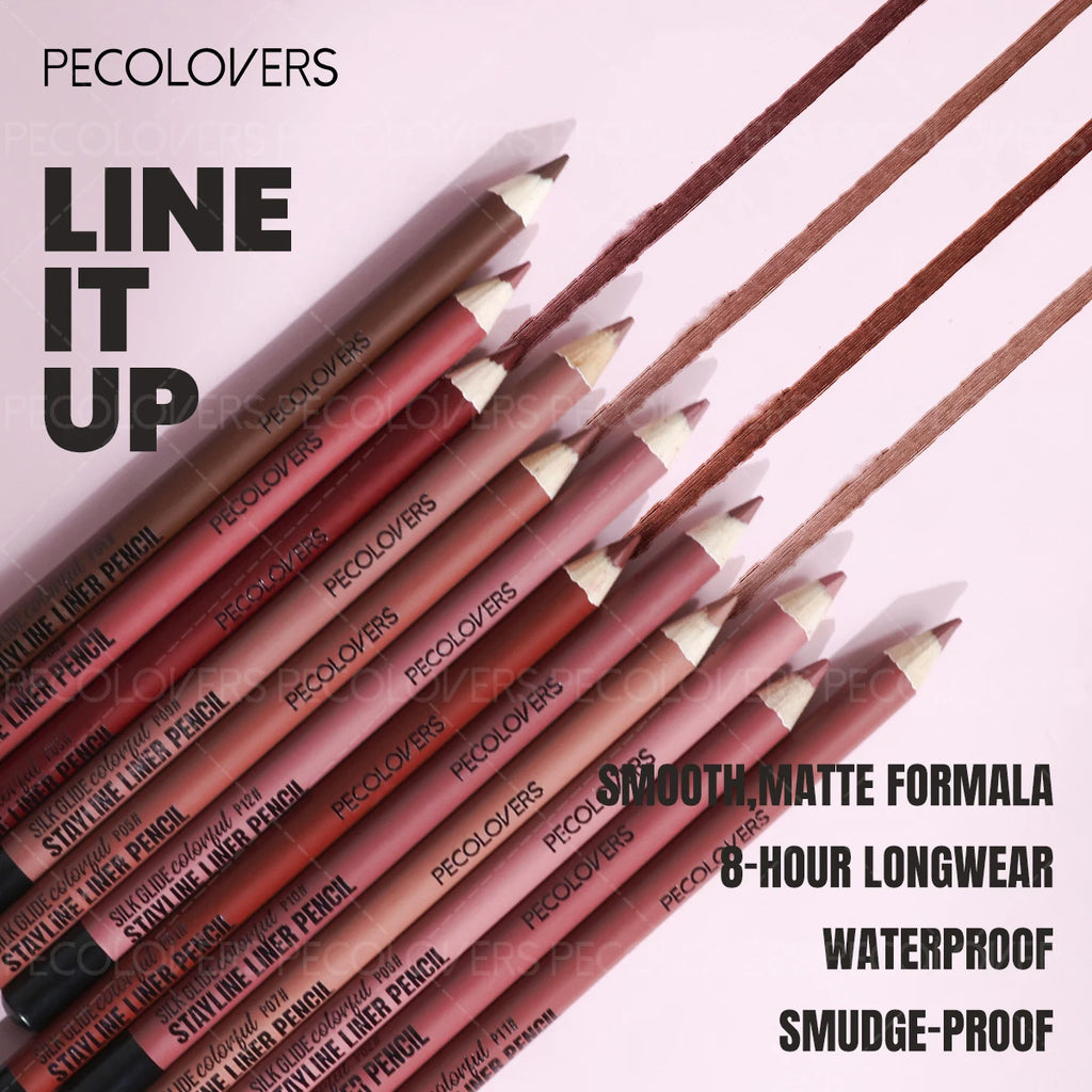 Matte Lipliner Second Back Lip Contour Plump Charming Lips Non Drying Qme