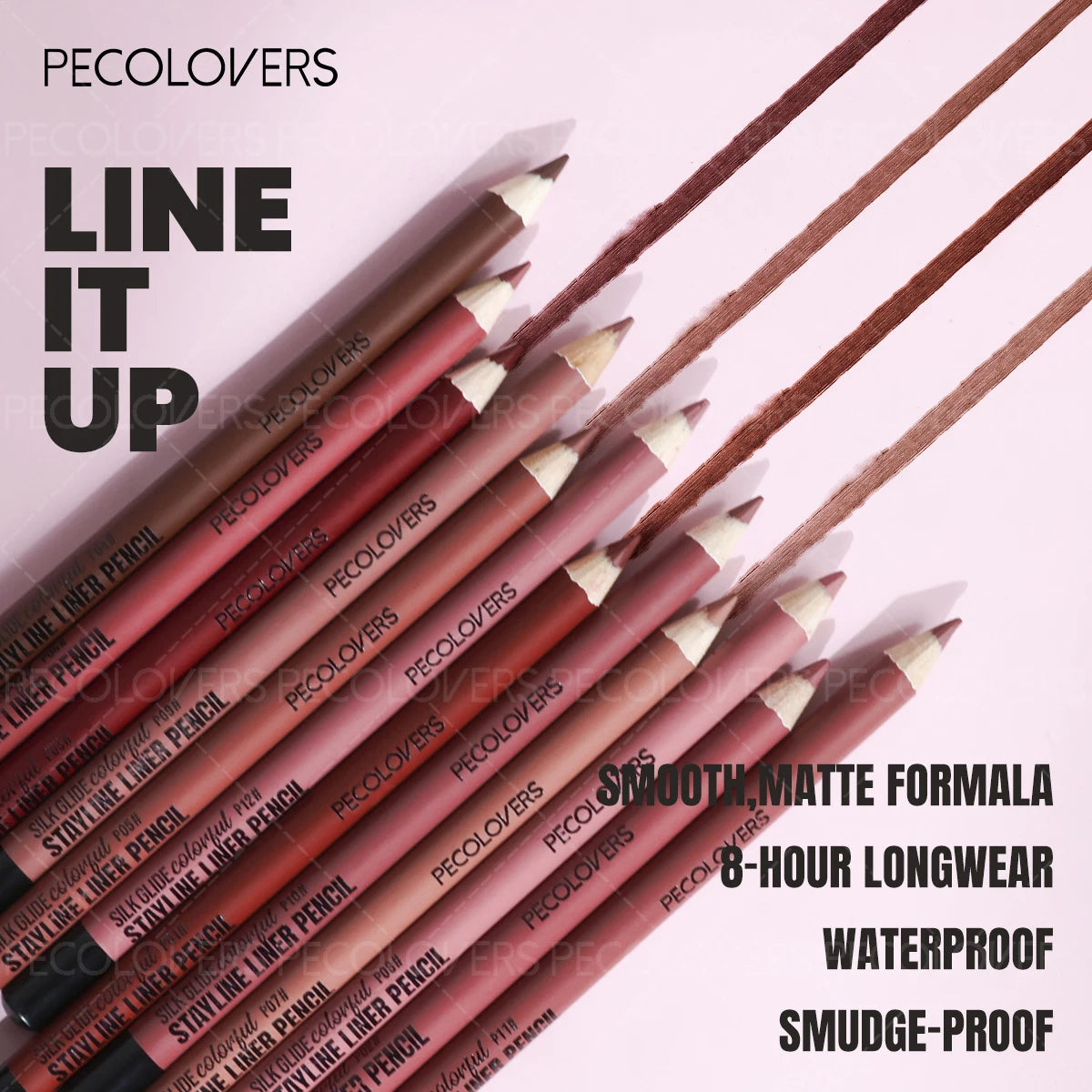 Matte Lipliner Second Back Lip Contour Plump Charming Lips Non Drying Qme
