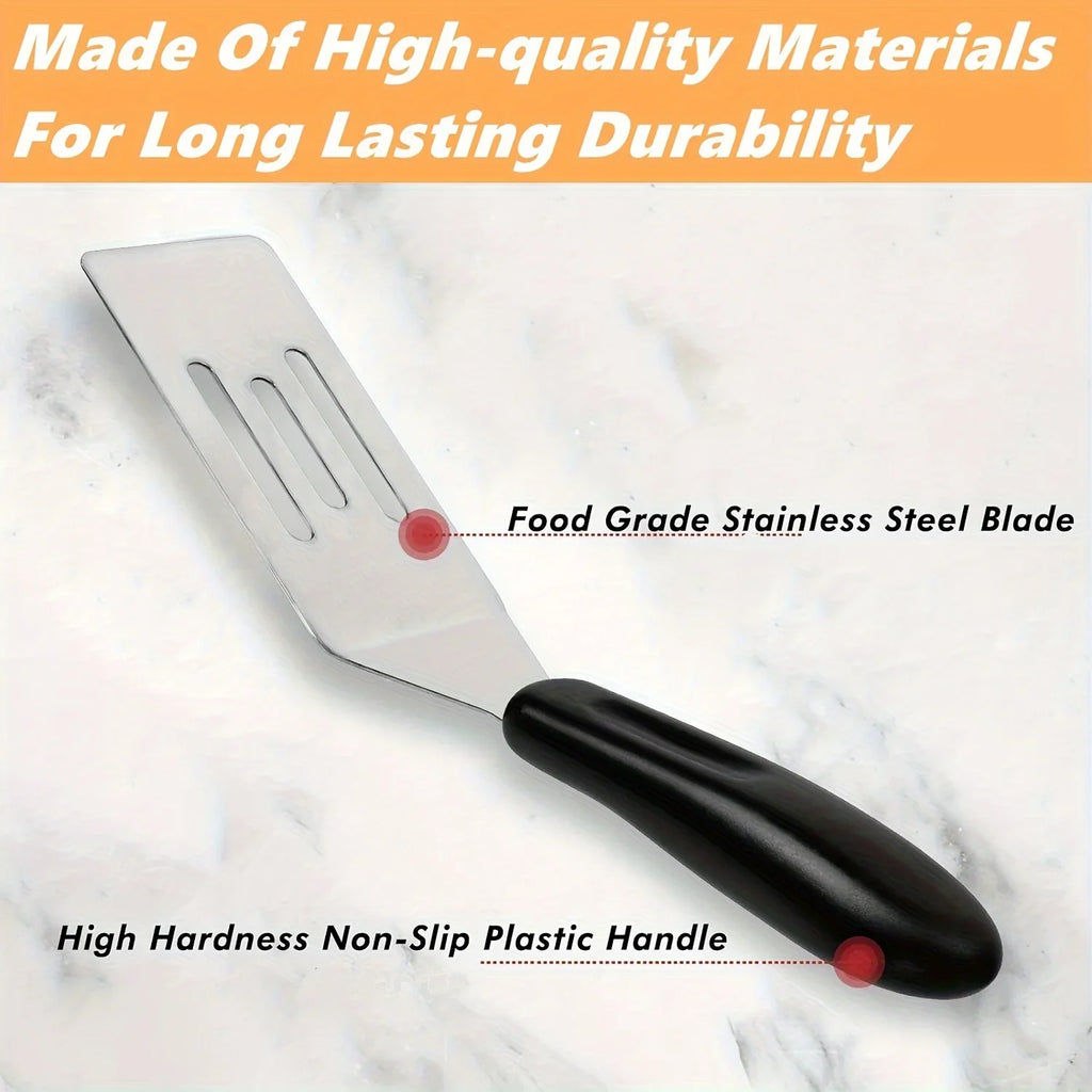 1pc, Mini Spatula, Stainless Steel Small Spatula For Restaurant Kitchen Use, Metal Spatula For Cooking Brownie, Cookie, Lasagna Qme