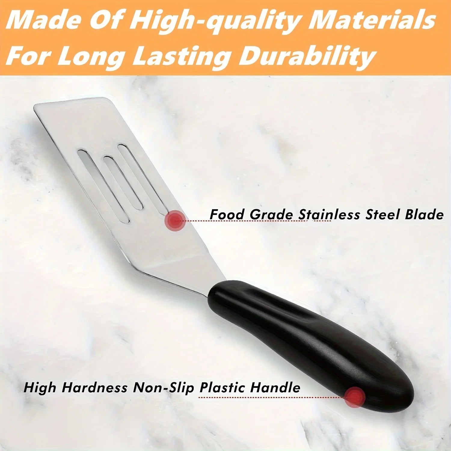 1pc, Mini Spatula, Stainless Steel Small Spatula For Restaurant Kitchen Use, Metal Spatula For Cooking Brownie, Cookie, Lasagna Qme