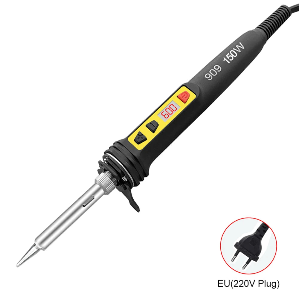100W 120W Digital Soldering Iron Repair Tool Electric Dual Qme 150W-220V EU EU