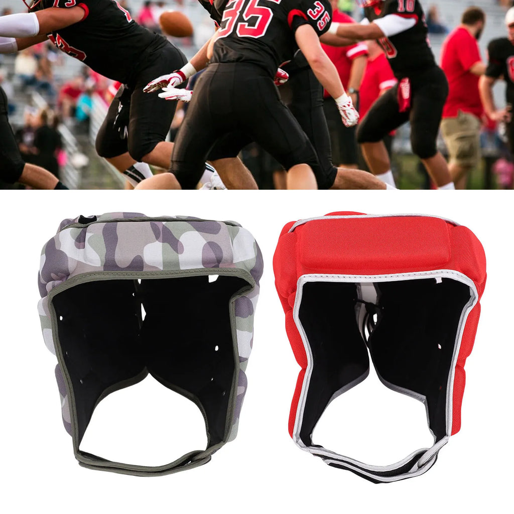 Rugby Headguard Rugby Head Protector Rugby Helmet Anti Collision Breathable EVA Rugby Headguard for Football Baseball Goalkeeper Qme