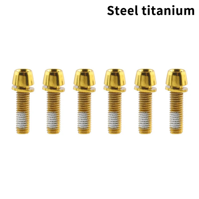 Mountain Bike Handle Screws M5x17mm Stem Bolts Road Bicycle Handlebar Qme A3