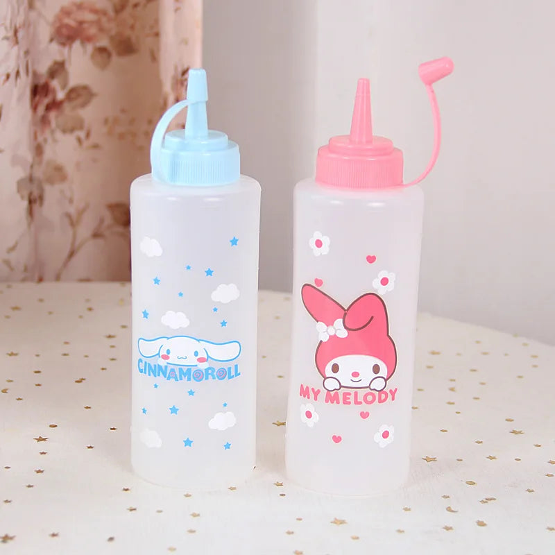 Hello Kitty Kuromi Squeeze Bottle Kitchen Plastic Sauce Jam Salad Qme 5
