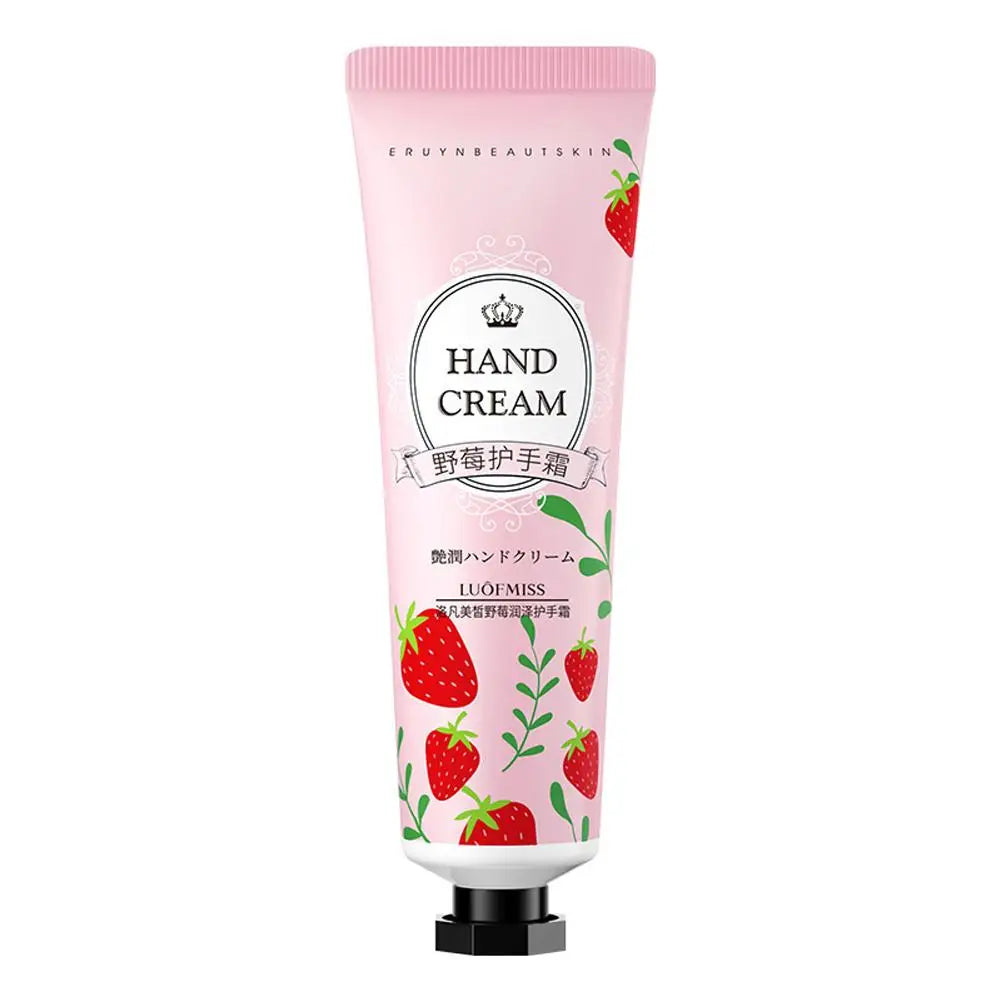 Plant Fruit Hand Cream Natural Fragrance Moisturizing Lotion Dry Qme Strawberry