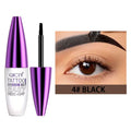 Tear Off Eyebrow Gel Waterproof Sweat Proof Available Four Colors Qme 4 BLACK