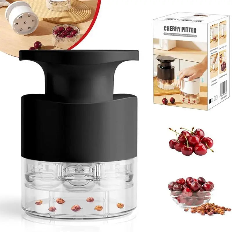 7 Holes Cherry Fruit Kitchen Pitter Remover Olive Corer Remove Pit Qme B