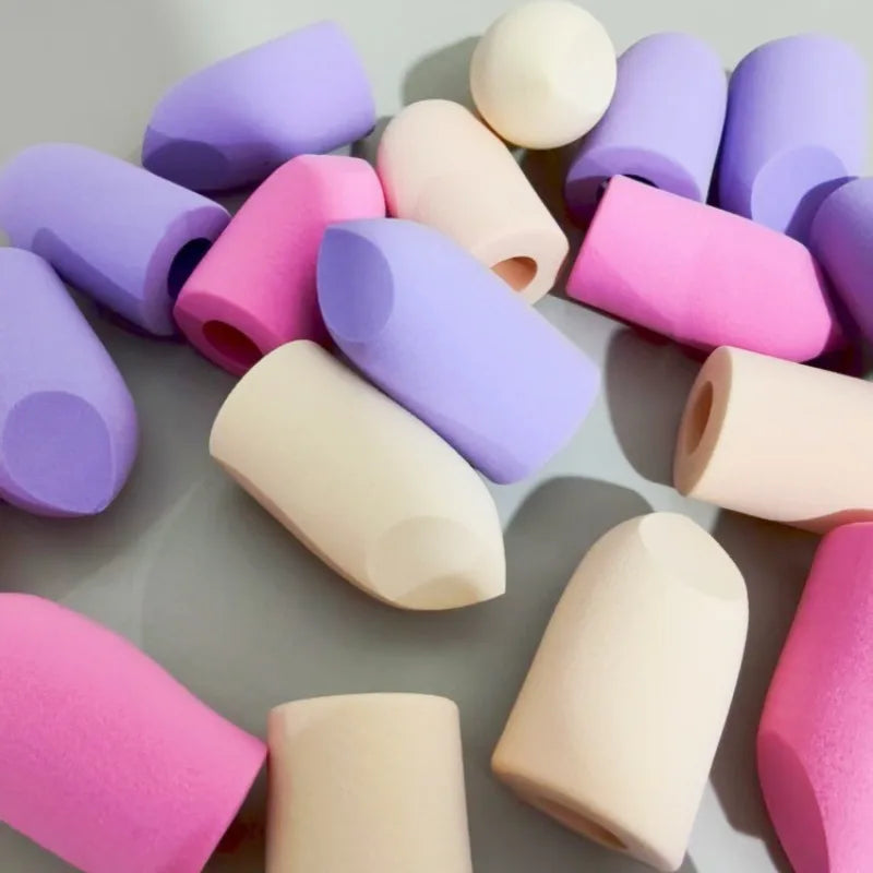 Mini Beauty Sponges Various Shapes Colors Makeup Mixed Sponge Tools Qme