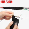 9/15/19/25/32mm Width Electrical Heat Resistant Harness Tape 15m 25m Insulation Automotive Wiring Protection Fabric Cloth Tape Qme 25m(82.02ft) 25mm