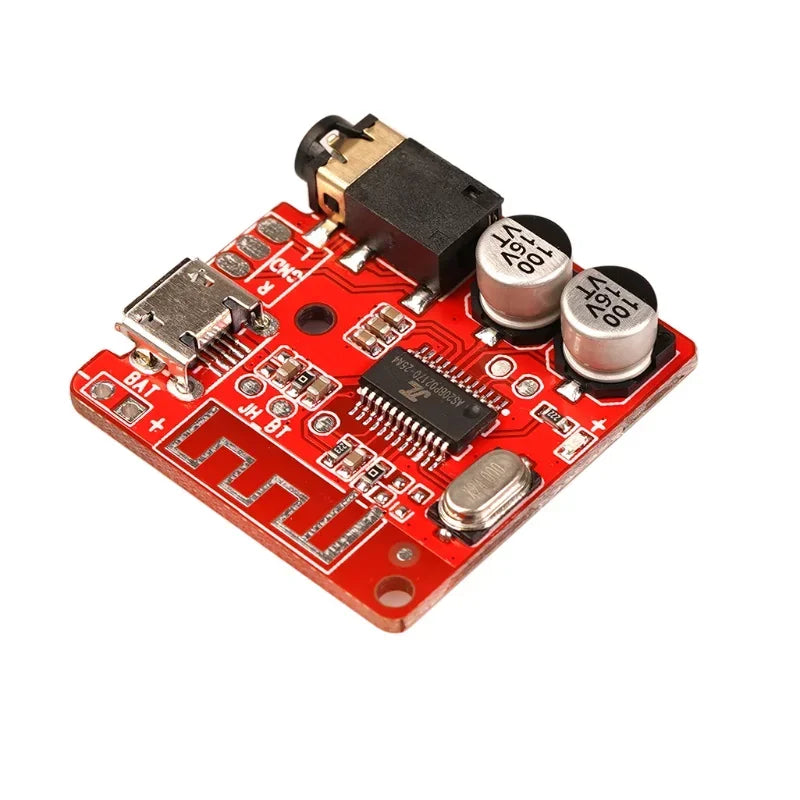 VHM-314 Bluetooth Audio Receiver Board Bluetooth 5.0 Mp3 Lossless Decoder Board Wireless Stereo Music Module Qme Red