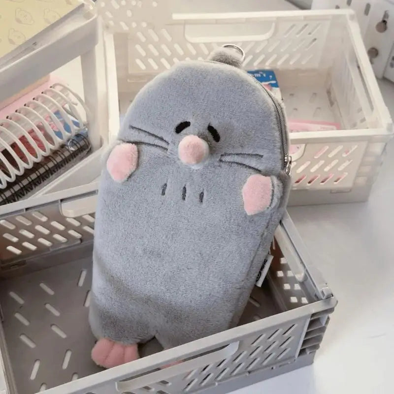 Large Capacity Pencil Case Office Stationery Box Cute Students Qme