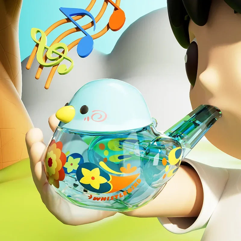 Bird's Call for Babies Water Bird Whistle for Infants Children Toys Can Add Water To Whistle for Training Toy Musical Instrume Qme
