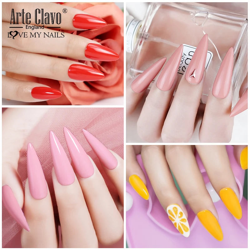 Arte Clavo Soak Off UV Gel Nail Polish Cosmetics Art Manicure Nails Qme