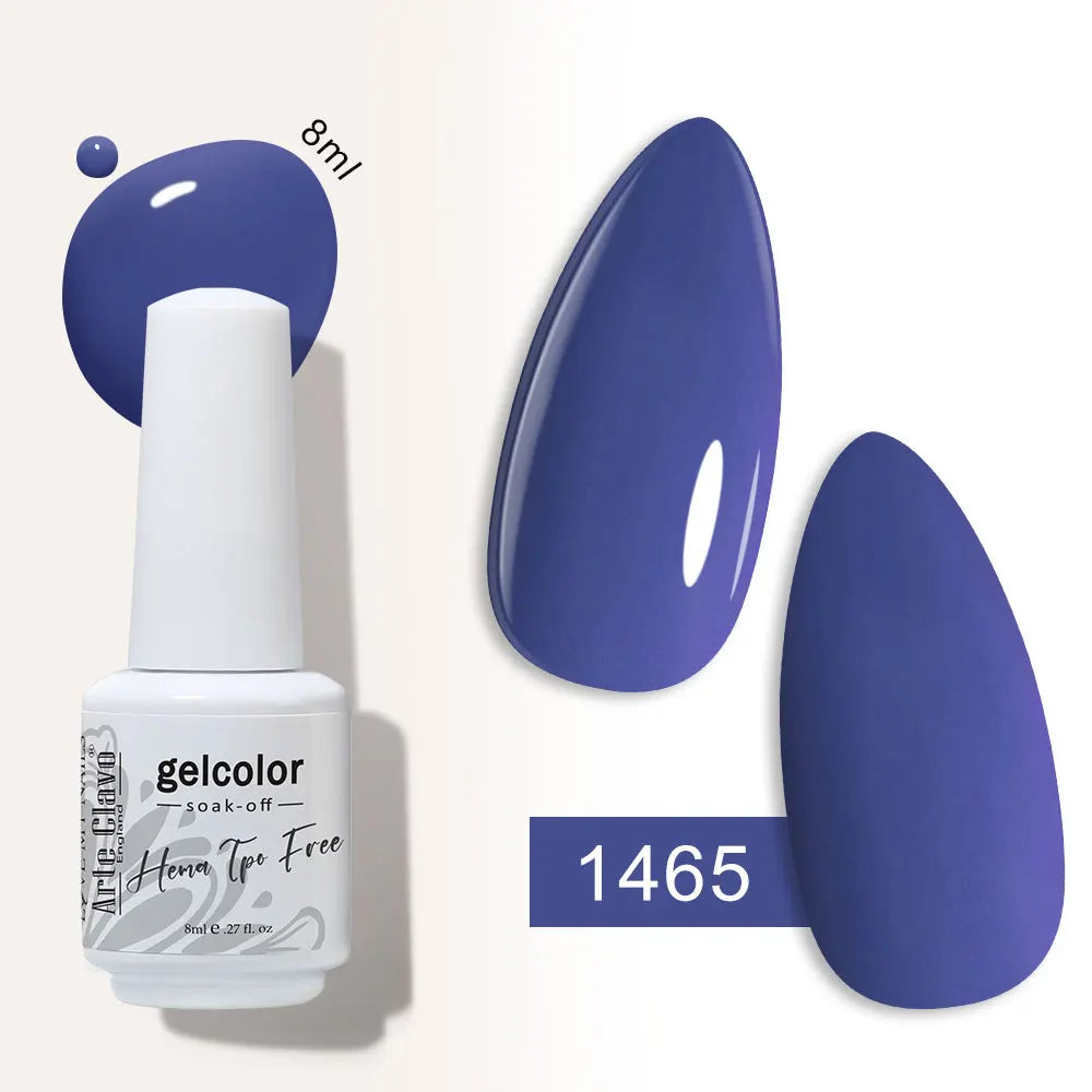 Arte Clavo Semi-permanent Gel Nail Varnish 180 Colors Semipermanent Qme