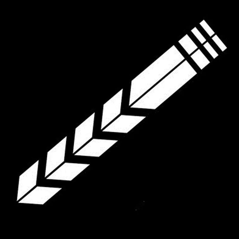 Motorcycle stripe stickers, universal motorcycle stickers, vehicle stickers, flying motorcycle accessories Qme White