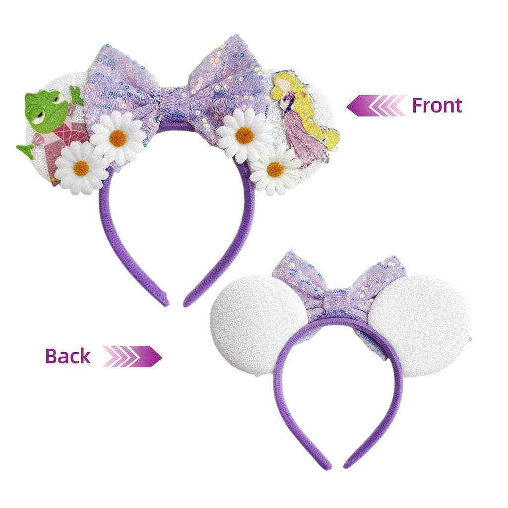 Mickey Mouse Ear Headands Party Christmas Halloween Princess Decoration Costume for Women Adult Cosplay Hairband Hair Accessory Qme