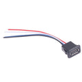 USB 2 0 Female Power Jack USB2 Charging Port Connector Cable Charger Qme 4Pin