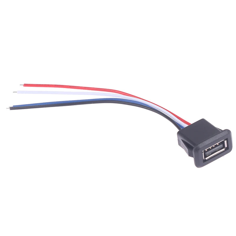 USB 2 0 Female Power Jack USB2 Charging Port Connector Cable Charger Qme 4Pin
